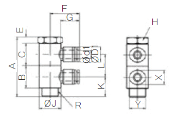 Đầu nối nhanh khí nén Sang A PGL 12-G03(2), PGL 12-G04(2)